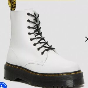 Doc Martens White High Top Boots - AirWave Dr. Martens